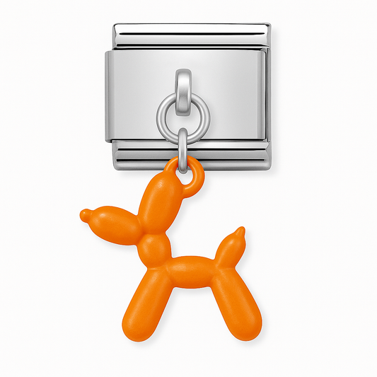 Balloon Dog Orange. Argent