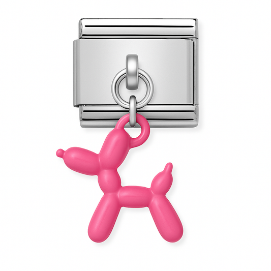 Balloon Dog Rose. Argent